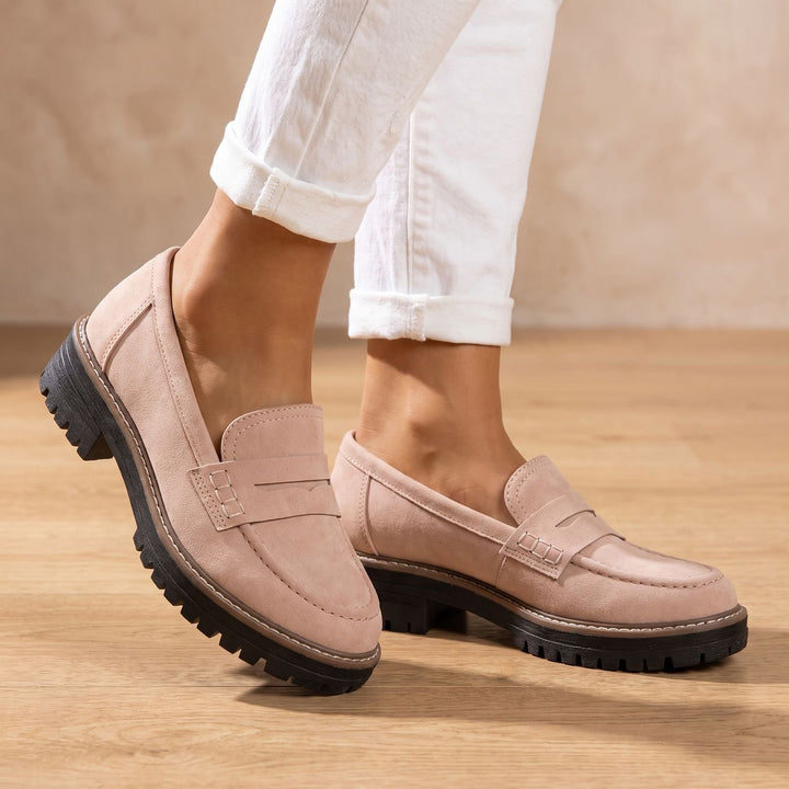 Women's Orthopedic Cushioned Platform Penny Loafers