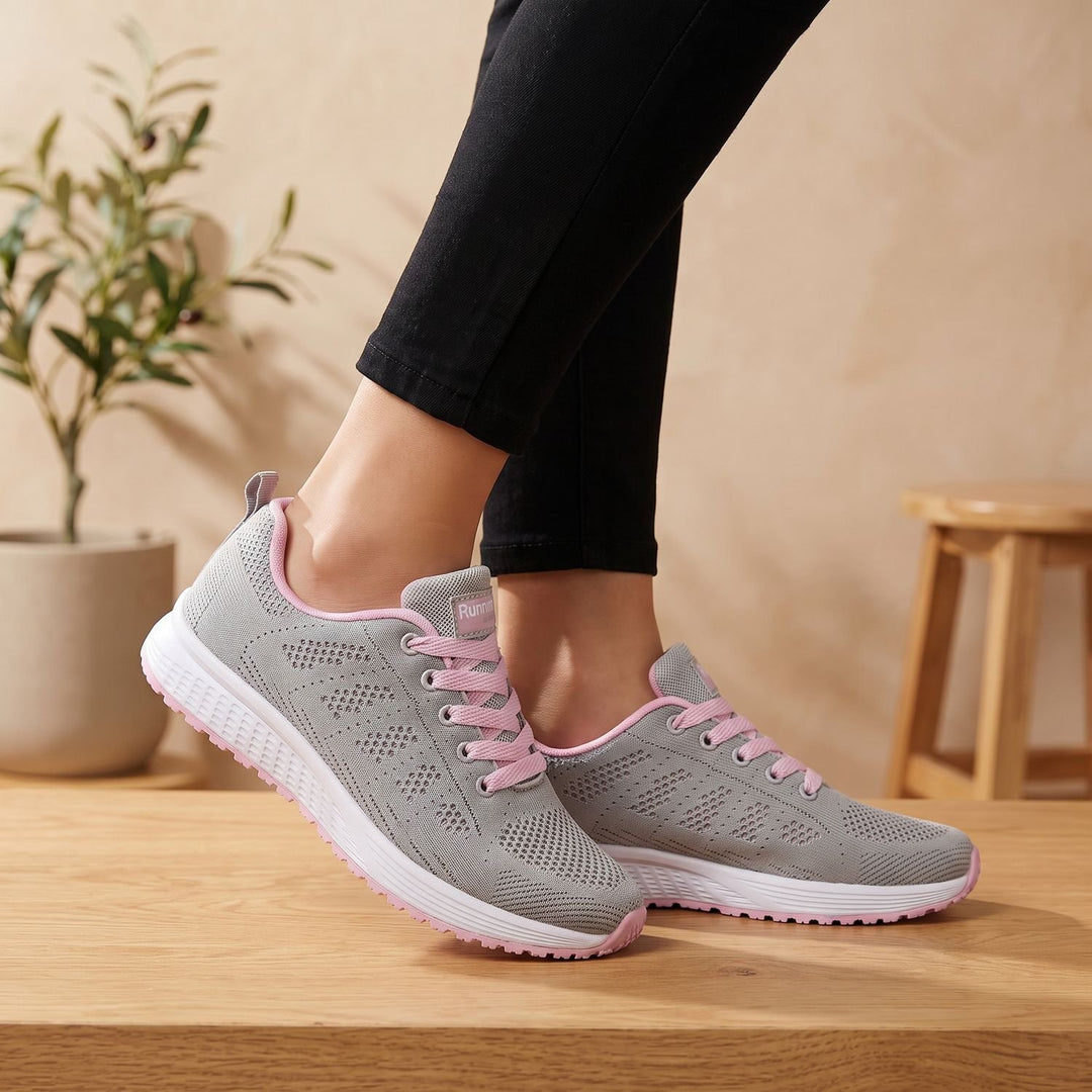 Women's Orthopedic Lace-Up Breathable Mesh Sneakers