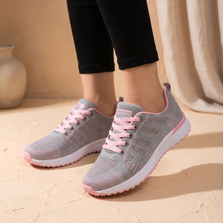 Women's Orthopedic Lace-Up Breathable Mesh Sneakers