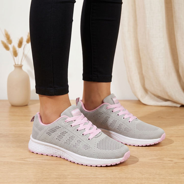 Women's Orthopedic Lace-Up Breathable Mesh Sneakers