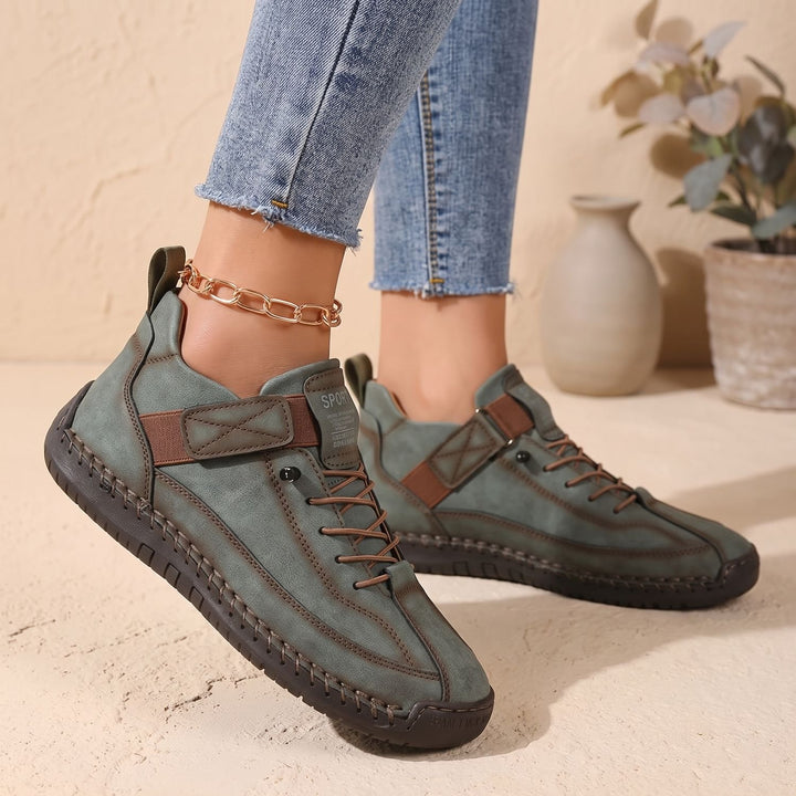 Women's Orthopedic Lace-Up High-Top Cushioned Sneakers