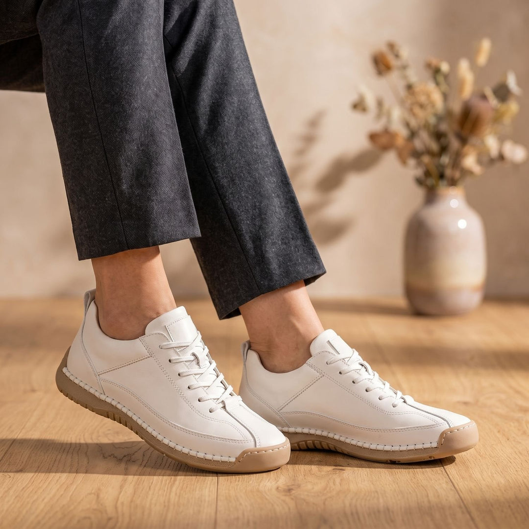Women's Orthopedic Lace-Up Low-Top Walking Sneakers