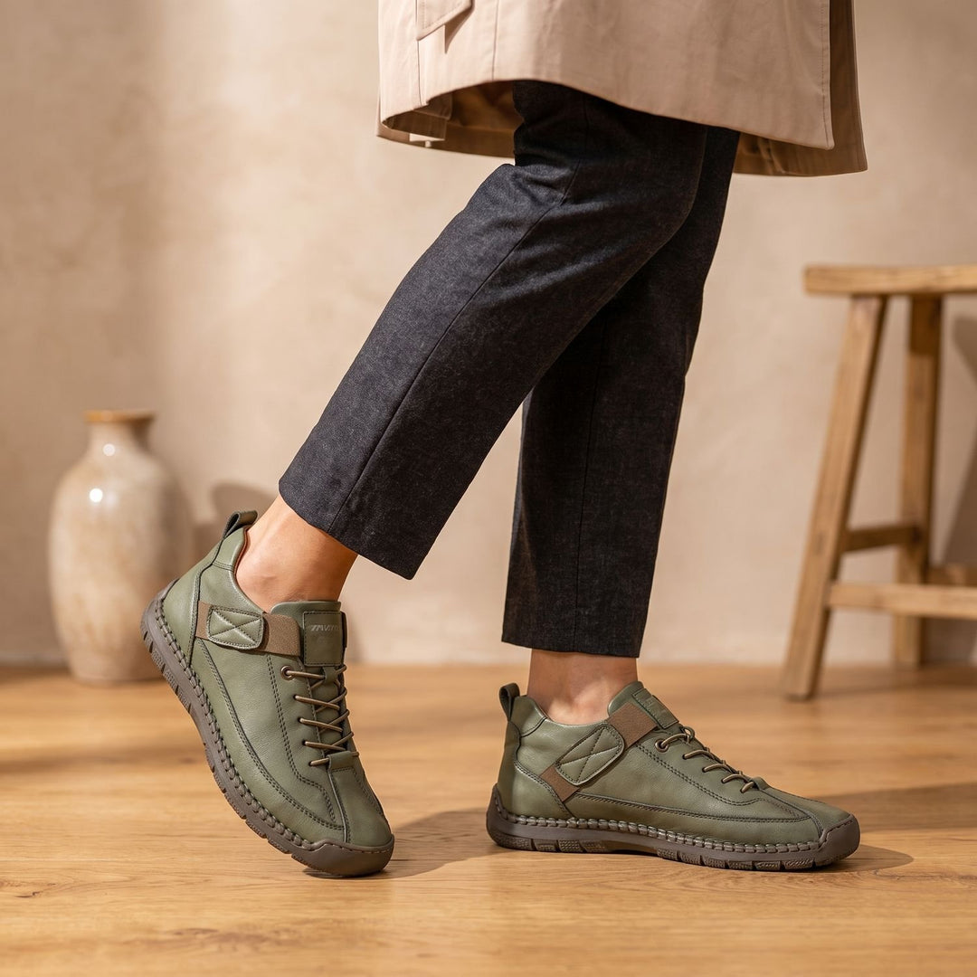 Women's Orthopedic Lace-Up Low-Top Walking Sneakers