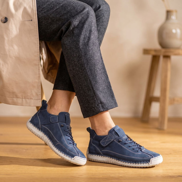 Women's Orthopedic Lace-Up Low-Top Walking Sneakers