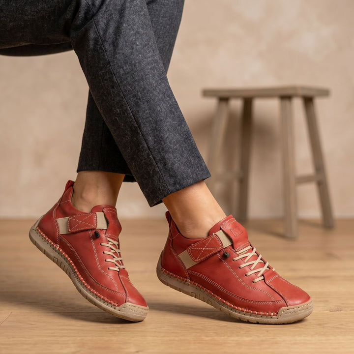 Women's Orthopedic Lace-Up Low-Top Walking Sneakers