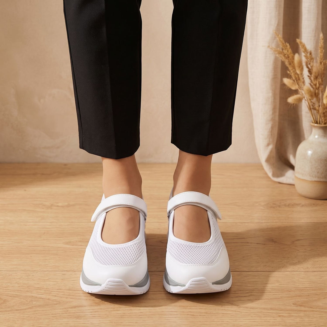 Women's Orthopedic Mary Jane Mesh Velcro Sneakers