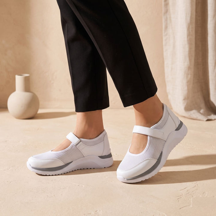 Women's Orthopedic Mary Jane Mesh Velcro Sneakers