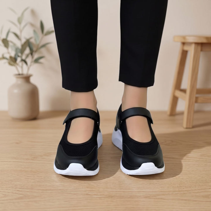 Women's Orthopedic Mary Jane Mesh Velcro Sneakers