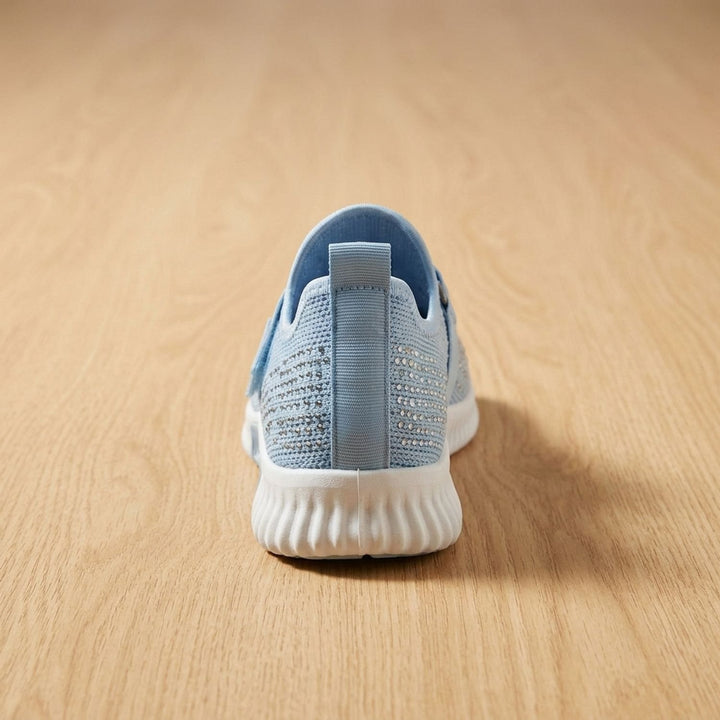 Women's Orthopedic Slip-On Knit Sneakers Velcro Strap