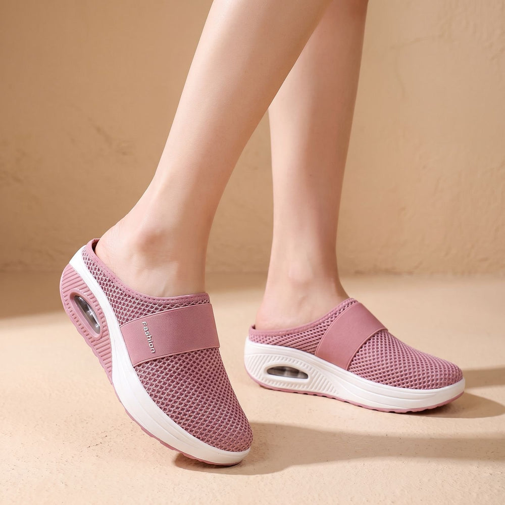 Women's Orthopedic Slip-On Mesh Sneakers Air-Cushion Sole