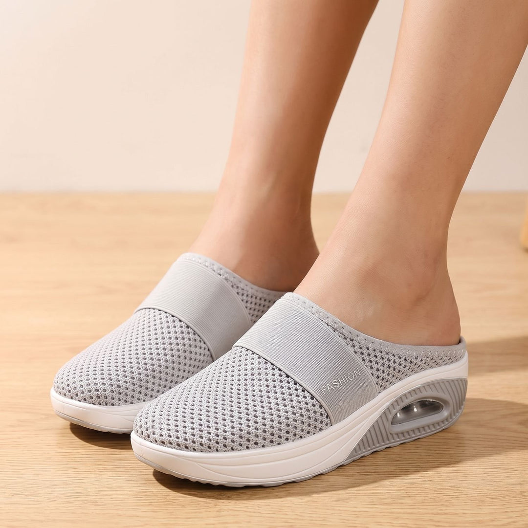 Women's Orthopedic Slip-On Mesh Sneakers Air-Cushion Sole