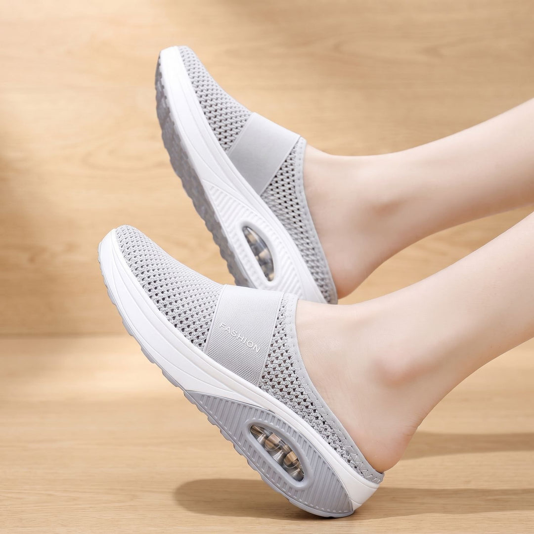 Women's Orthopedic Slip-On Mesh Sneakers Air-Cushion Sole