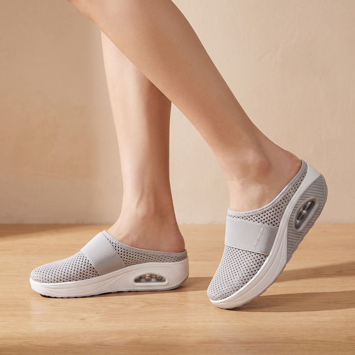 Women's Orthopedic Slip-On Mesh Sneakers Air-Cushion Sole