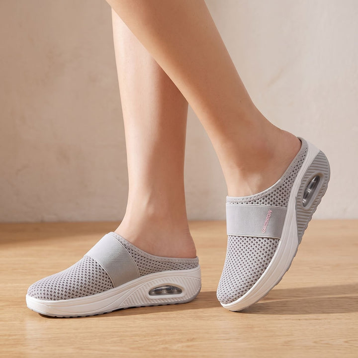 Women's Orthopedic Slip-On Mesh Sneakers Air-Cushion Sole