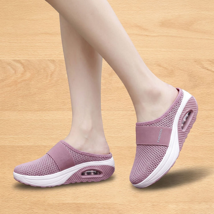 Women's Orthopedic Slip-On Mesh Sneakers Air-Cushion Sole