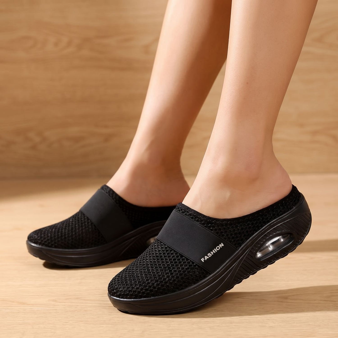 Women's Orthopedic Slip-On Mesh Sneakers Air-Cushion Sole