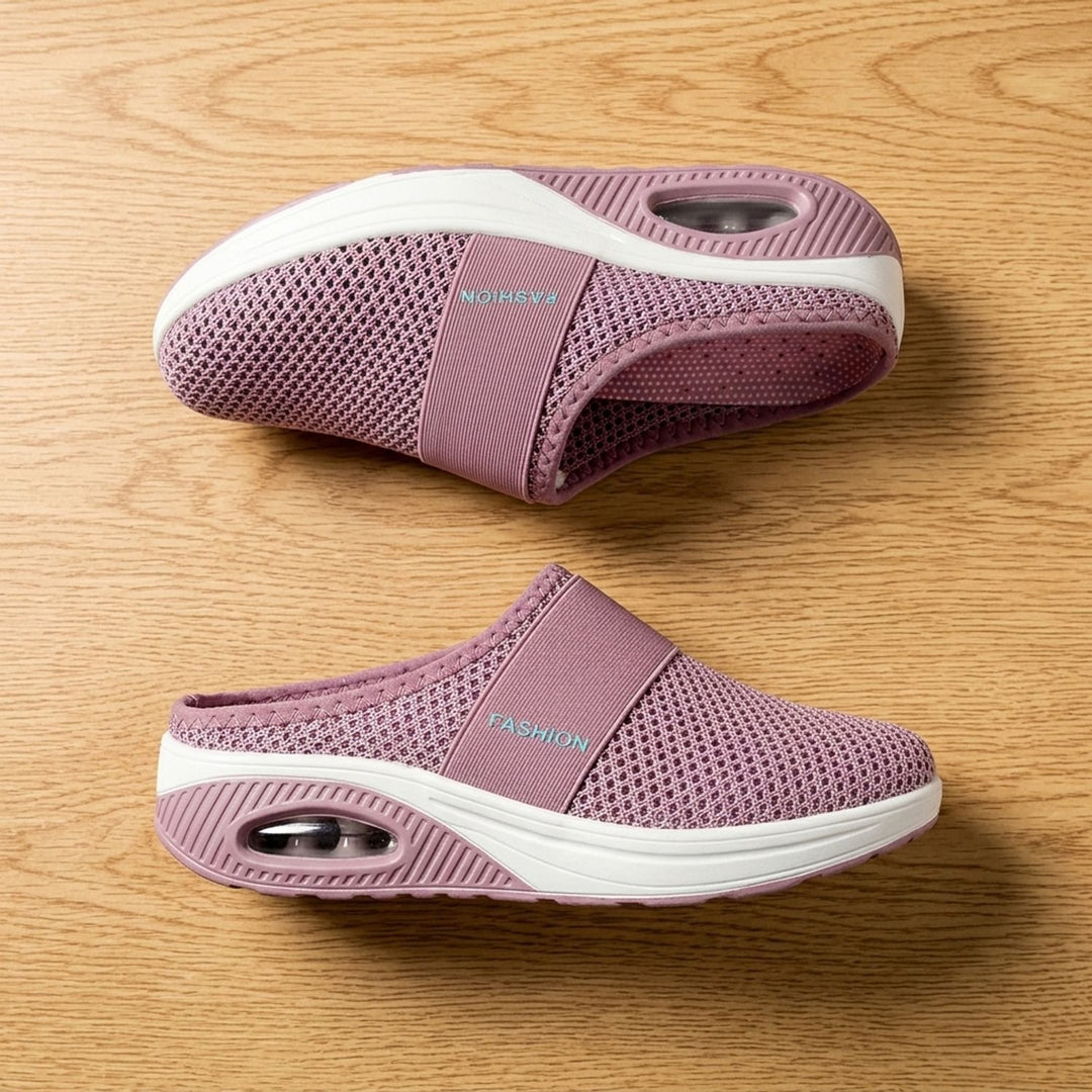 Women's Orthopedic Slip-On Mesh Sneakers Air-Cushion Sole