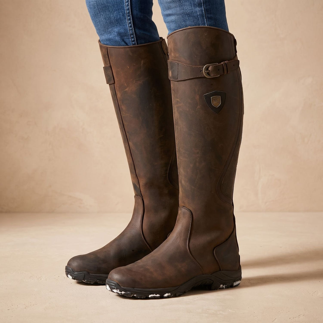 Women's Orthopedic Tall Riding Buckle-Strap Boots