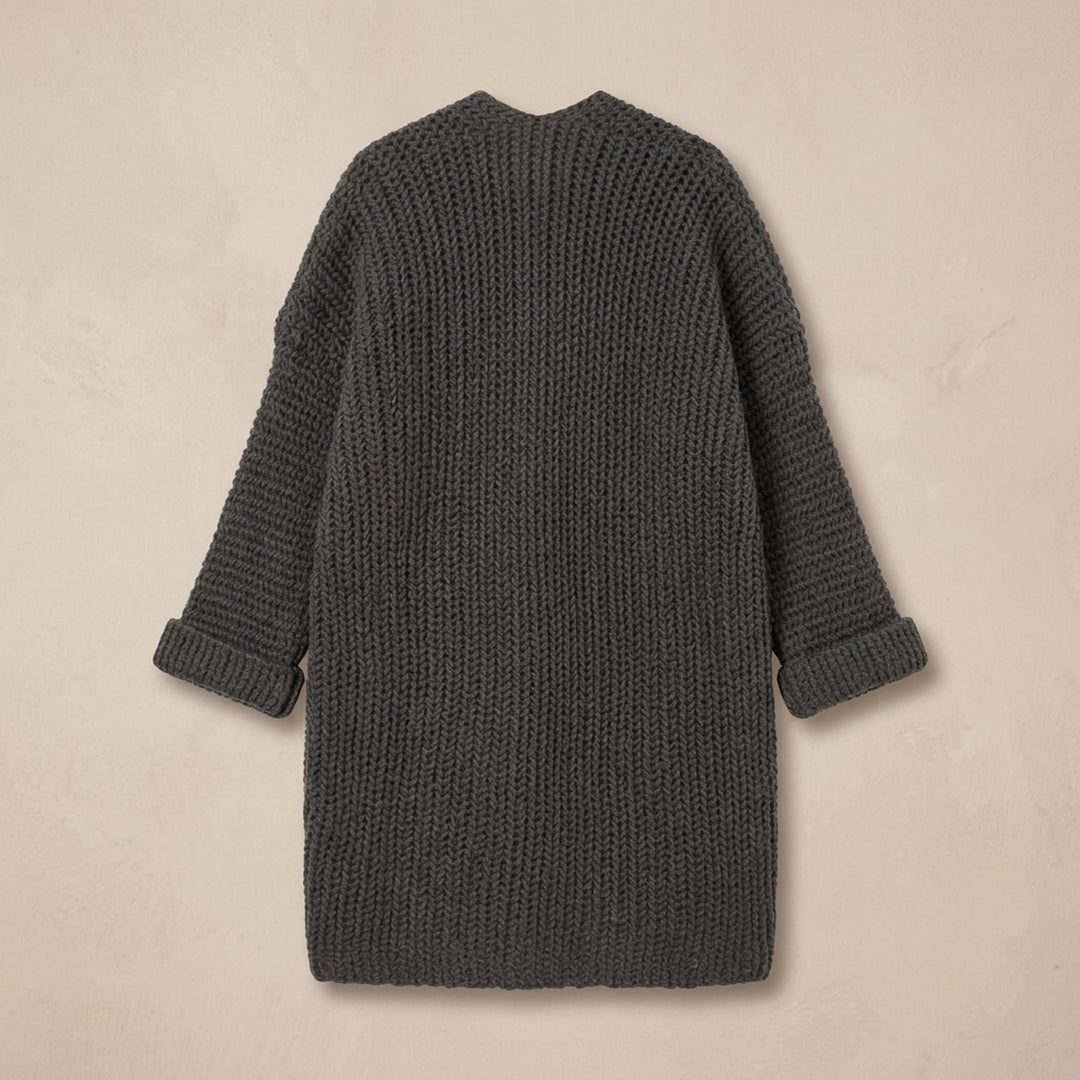 Women's Oversized Chunky Knit Open-Front Cardigan Sweater