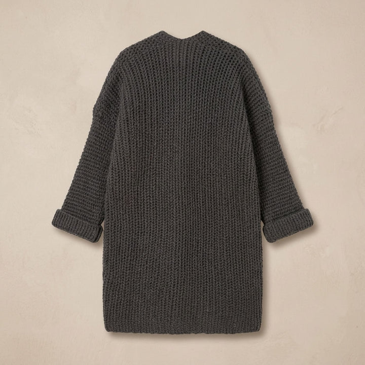 Women's Oversized Chunky Knit Open-Front Cardigan Sweater