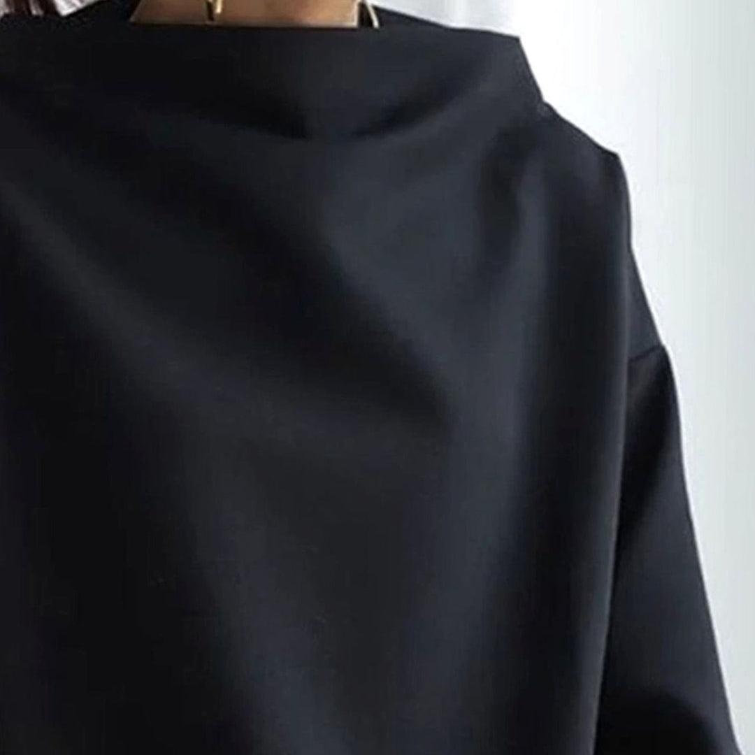 Women's Oversized High-Neck Soft Knit Turtleneck Sweater