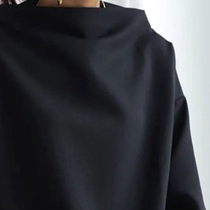 Women's Oversized High-Neck Soft Knit Turtleneck Sweater
