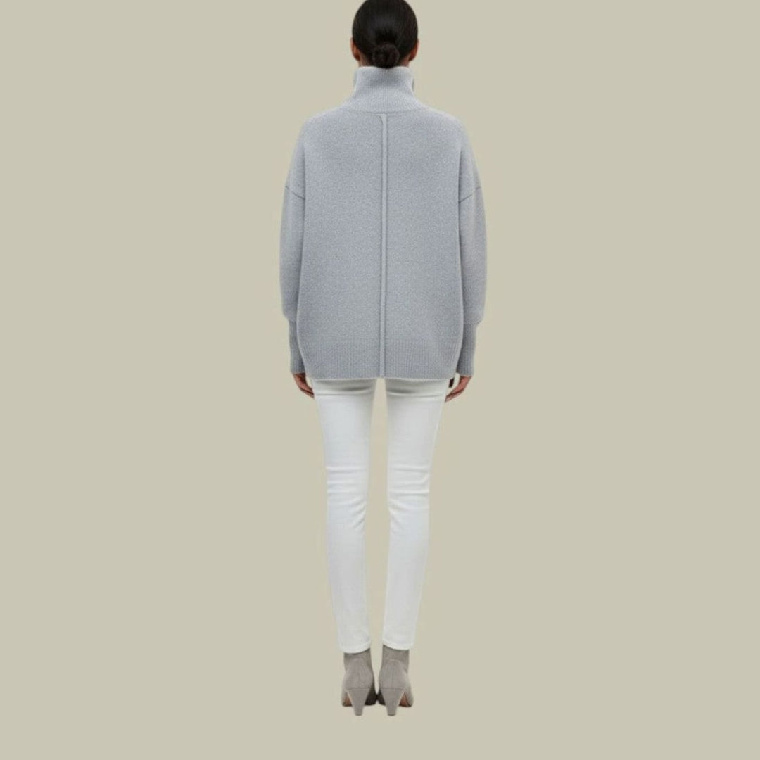Women's Oversized Loose Fit Turtlenecks Cozy Knit Sweater
