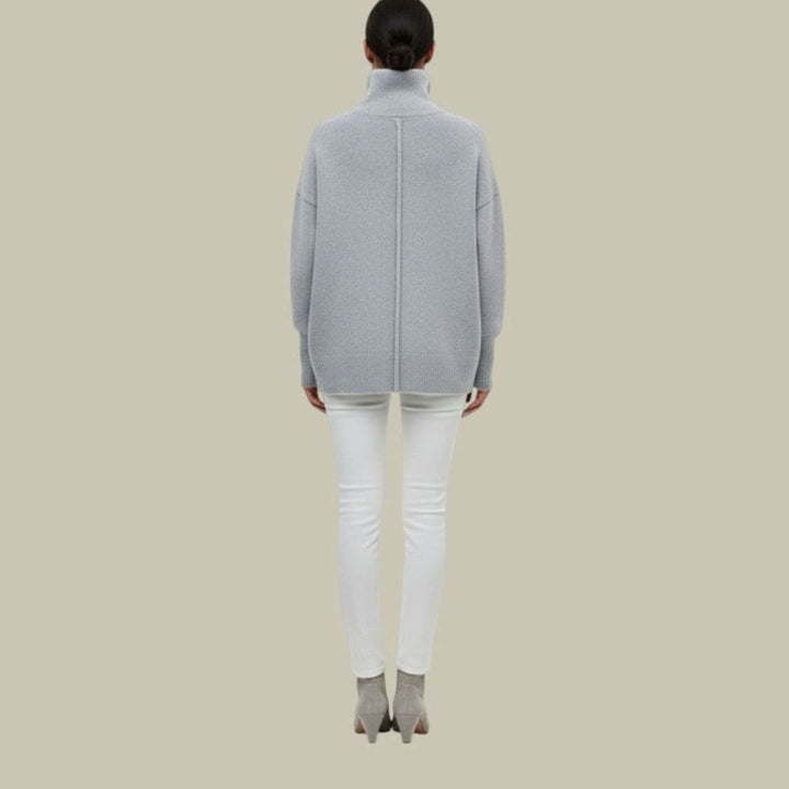 Women's Oversized Loose Fit Turtlenecks Cozy Knit Sweater