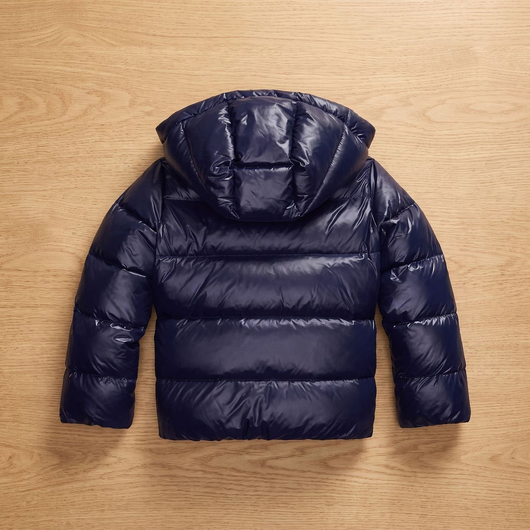 Women's Quilted Hooded Puffer Winter Jacket Full-Zip