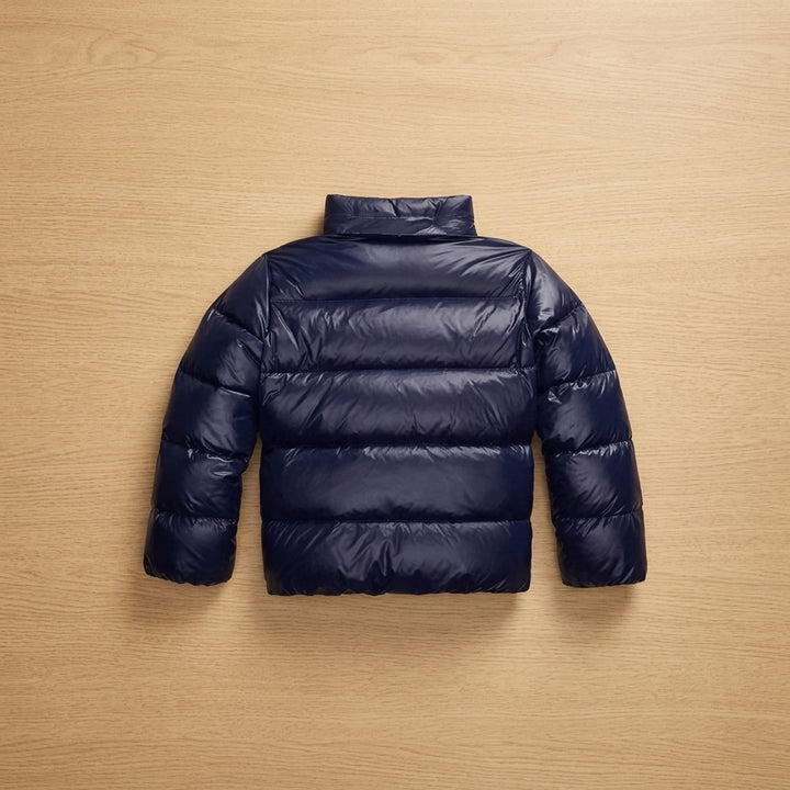 Women's Quilted Hooded Puffer Winter Jacket Full-Zip
