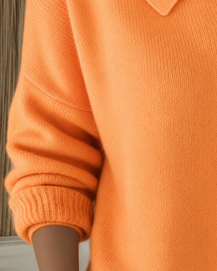 Women's Relaxed-Fit Button-Up Collared Knit Cardigan