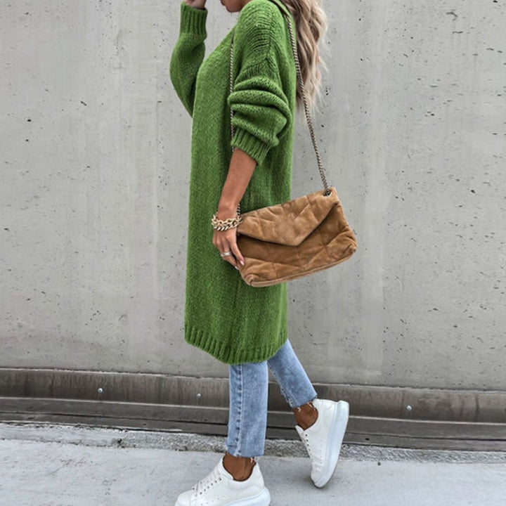 Women's Relaxed-Fit Long Open Front Cardigan Sweater