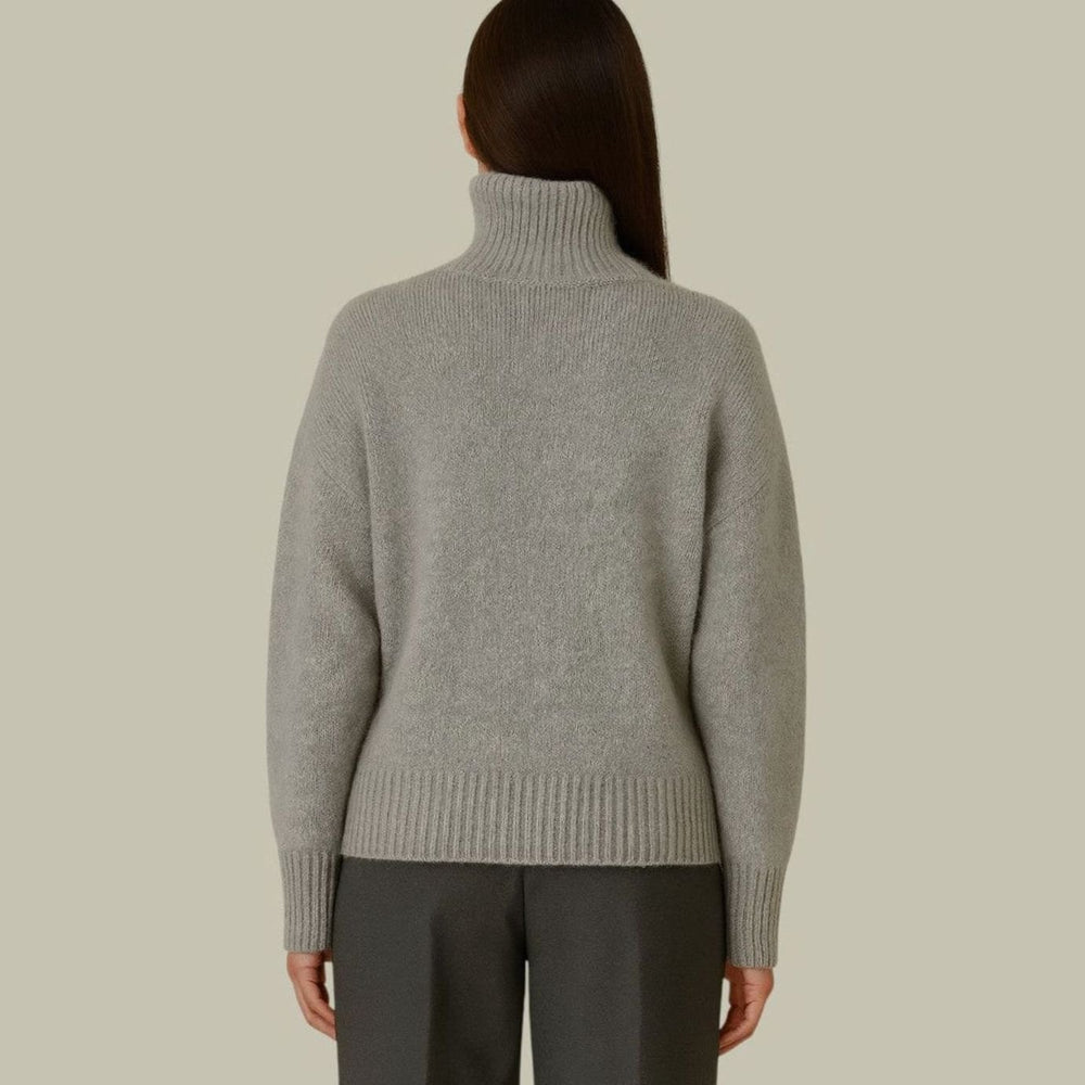 Women's Relaxed-Fit Merino Wool Turtleneck Sweater
