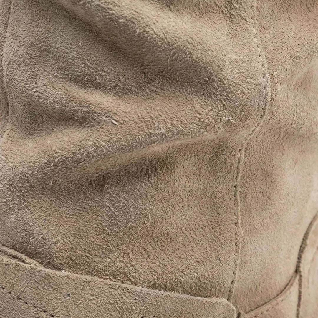 Women's Slouch Knee High Boots Block Heel Side Zip