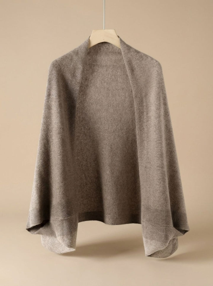 Women's Soft Faux Cashmere Oversized Wrap Scarf - Camel