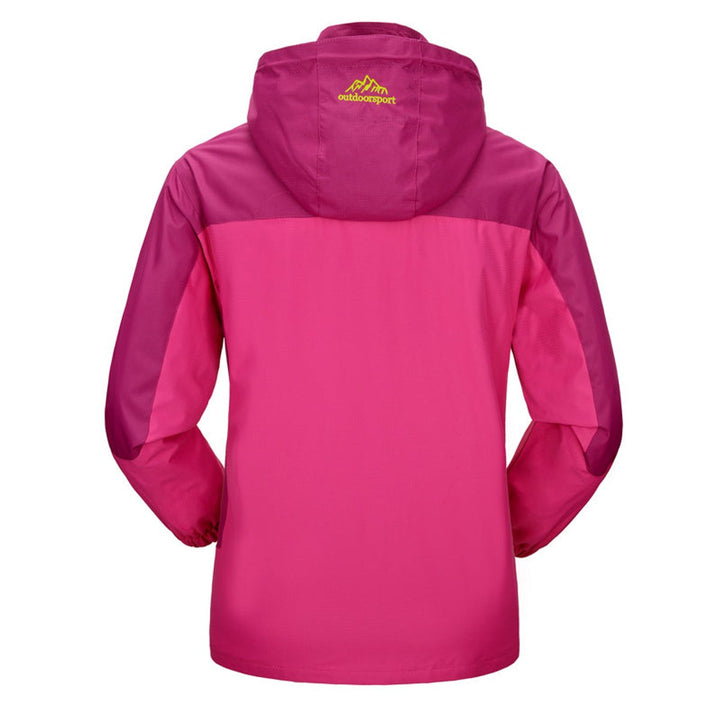 Women's Waterproof Hooded Outdoor Shell Jacket