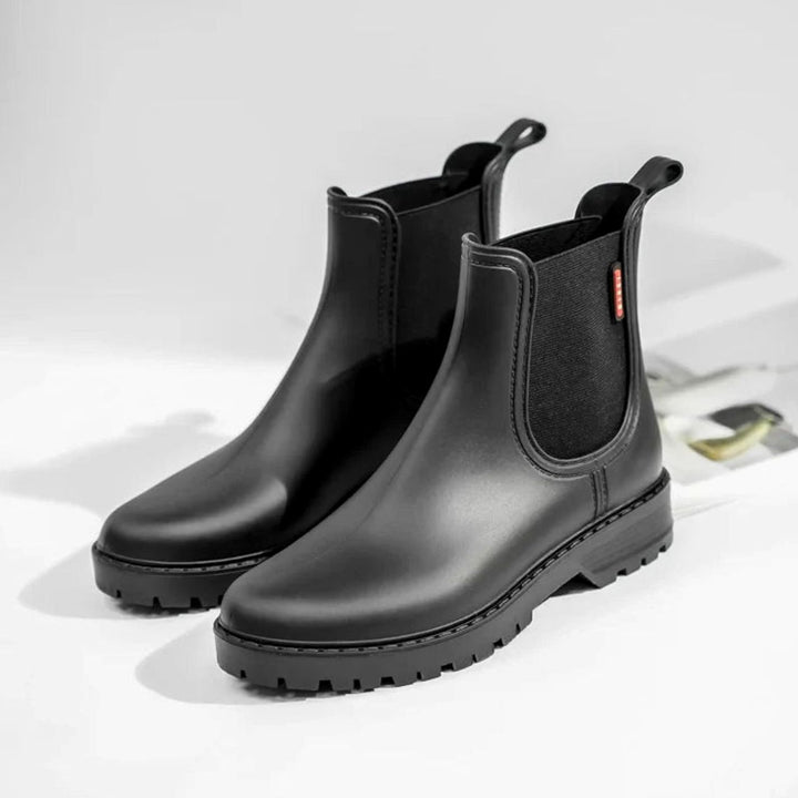 Women's Waterproof Insulated Elastic-Panel Chelsea Boots